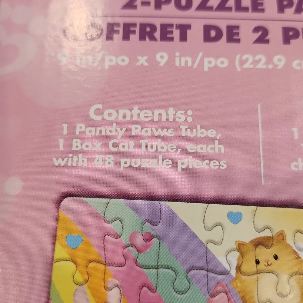 DreamWorks Gabby's Dollhouse, Two Puzzles in Character Tubes, New - Picture 4 of 15